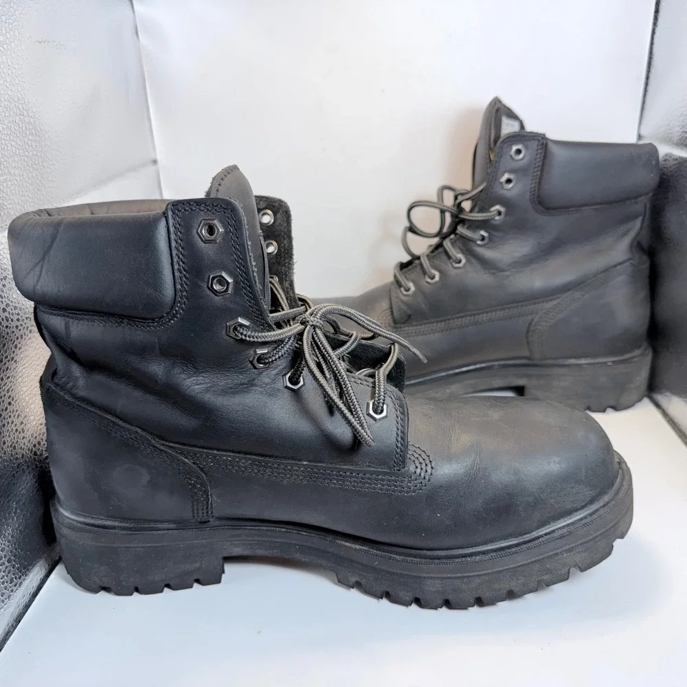 Timberland PRO Mens 11M Black Waterproof Work Boots 26038 Insulated Leather
